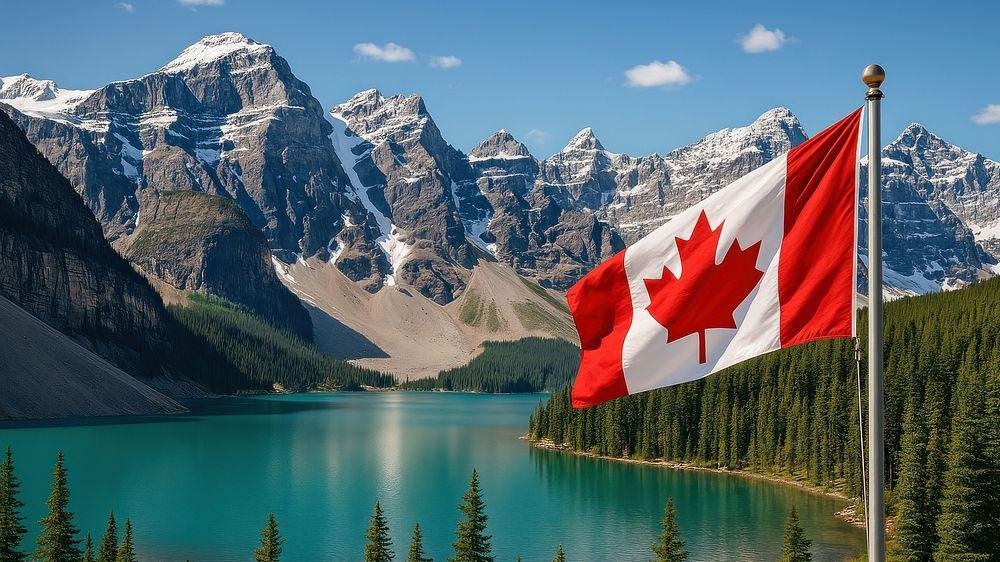 Canadian landscape representing Maple Tobacco Co.'s Canadian identity